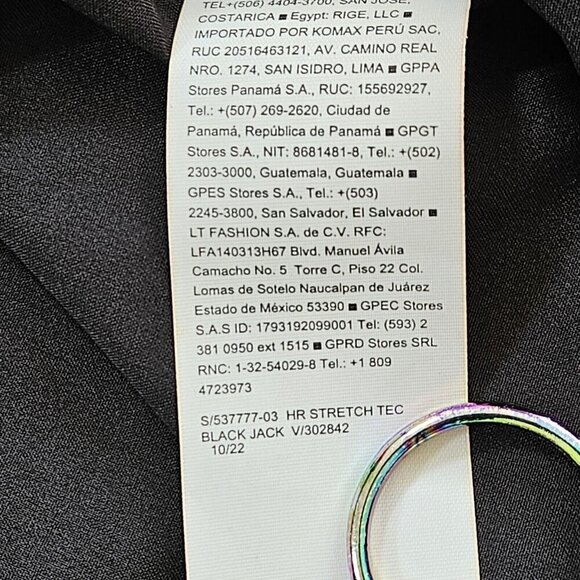 Old Navy Pants Womens XXL Black High Waist Wide Leg Stretch Quick Dry Front Slit - Picture 11 of 15